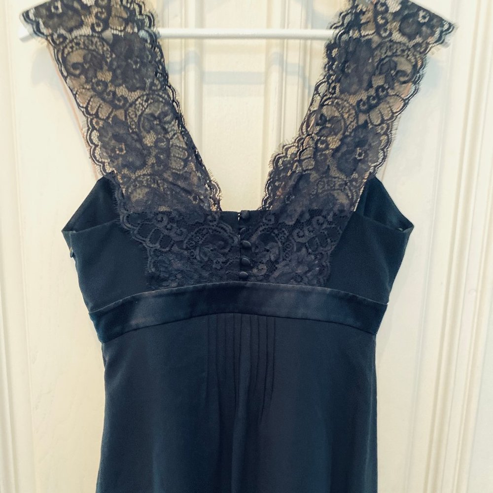 BCBG Black Lace Top